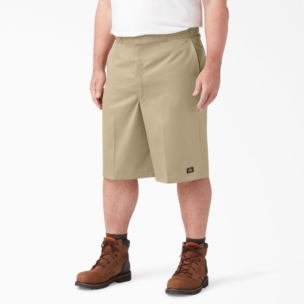 NWT DICKIES Khaki Twill Loose Fit Work Short Size 44